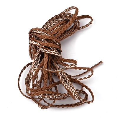 3-Ply PU Leather Braided Cord LC-WH0007-05-1