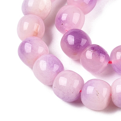 Dyed Natural White Jade Beads Strands G-T138-D04-1