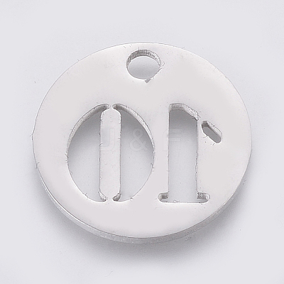 Non-Tarnish 304 Stainless Steel Pendants STAS-F233-10-P-1