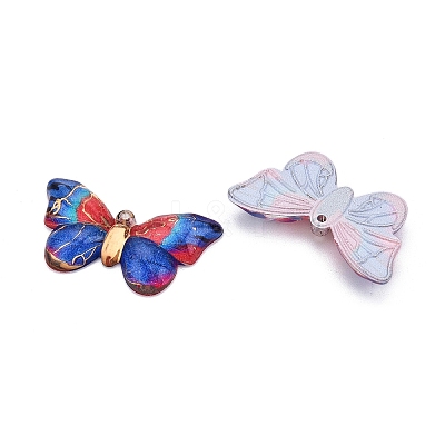 Printed Translucent Acrylic Pendants OACR-T028-27B-1