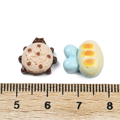 Opaque Resin Cabochons CRES-D303-05-1