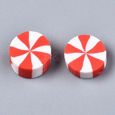 Handmade Polymer Clay Beads X-CLAY-N011-019A-1