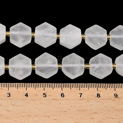 Natural Quartz Crystal Beads Strands G-A291-A04-01-1