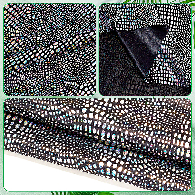 Polyester Bronzing Fabric DIY-WH0308-542-1