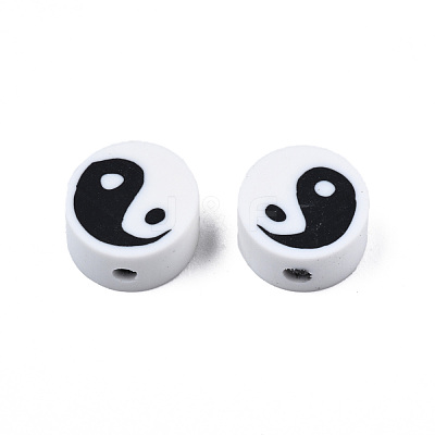 Handmade Polymer Clay Beads CLAY-T016-65K-1