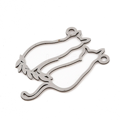 201 Stainless Steel Pendants STAS-Z109-09P-1