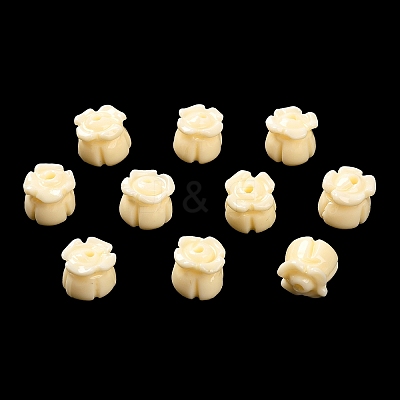Synthetic Coral Dyed Beads CORA-P008-02A-01-1