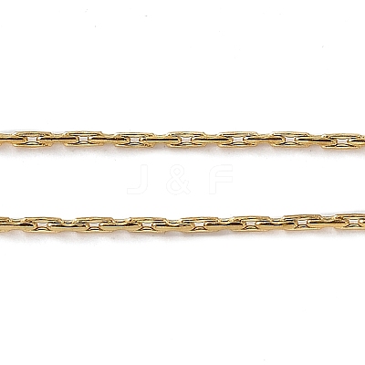 304 Stainless Steel Rectangle Link Chains CHS-G029-01G-1