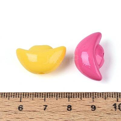 Opaque Acrylic Beads SACR-T017-72M-1