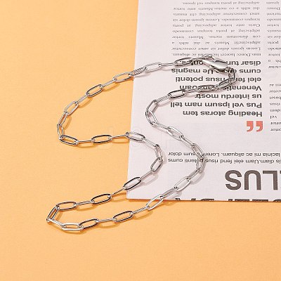Non-Tarnish 304 Stainless Steel Cable Chain Necklaces NJEW-JN03628-03-1