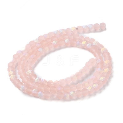 Transparent Glass Beads Strands EGLA-A034-T4mm-MB22-1