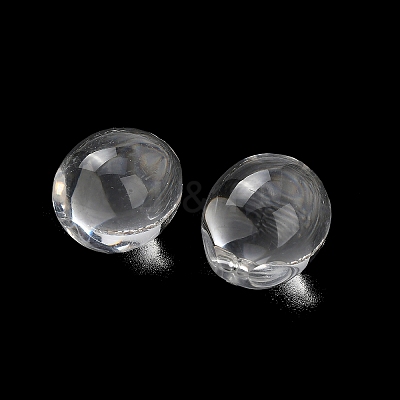 Imitation Crystal Transparent Acrylic Beads TACR-K005-01A-1