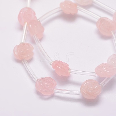 Natural Rose Quartz Beads X-G-O156-C-16-1