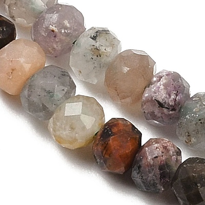 Natural Fluorite Beads Strands G-D347-B07-1
