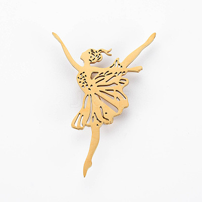 Dancer Brooch JEWB-N007-001G-FF-1