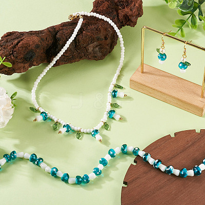 1Strand Handmade Lampwork Beads Strands LAMP-TA0001-84G-1