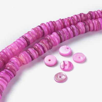 Natural Freshwater Shell Beads Strands BSHE-I016-04D-1