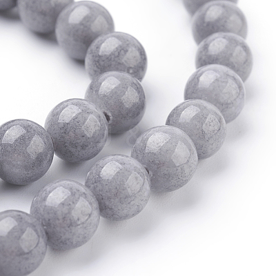 Natural Mashan Jade Beads Strands DJAD-8D-29-1