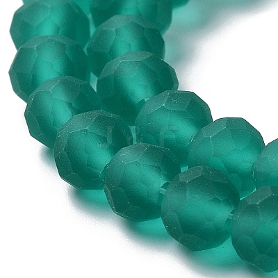 Transparent Glass Beads Strands LS-EGLA-A044-T1mm-MD18-1