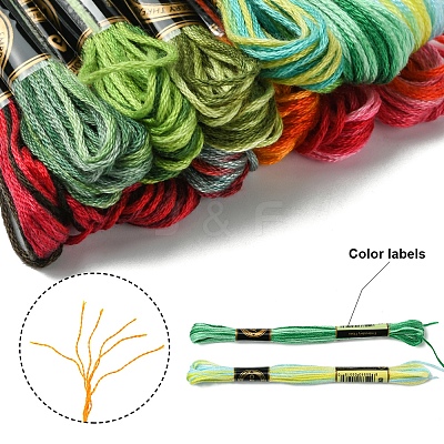 6-Ply Polyester Embroidery Floss OCOR-FZ0001-01C-1