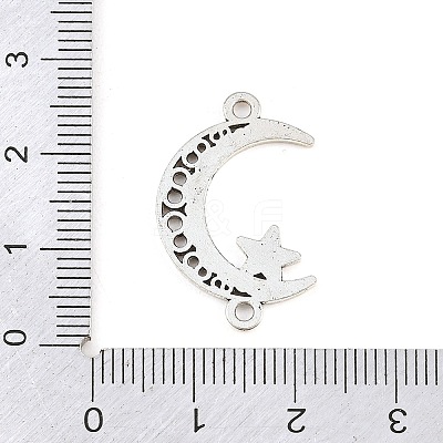 Tibetan Style Alloy Connector Charms AL-CBA1C07-03AS-1