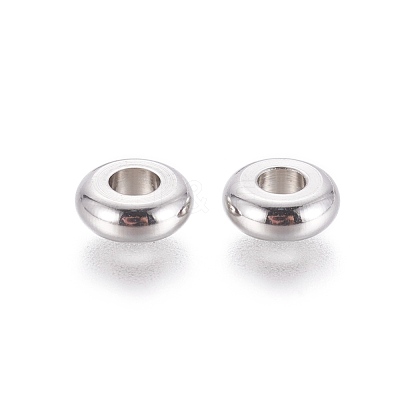 Tarnish Resistant 304 Stainless Steel Spacer Beads STAS-F205-02P-D-1