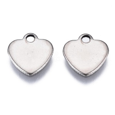 Non-Tarnish 201 Stainless Steel Charms STAS-R116-012D-P-1