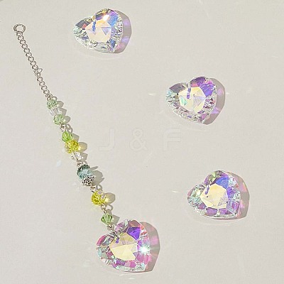 12Pcs Glass Pendants GLAA-SP0001-43-1