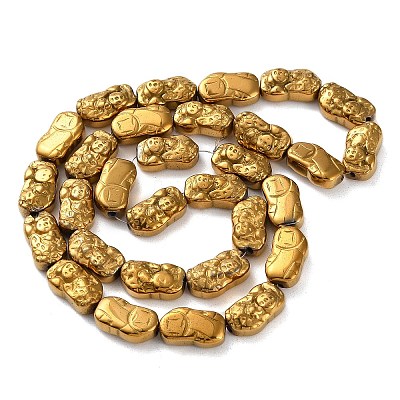 Electroplated Synthetic Non-magnetic Hematite Beads Strands G-F767-03B-1