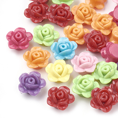 Opaque Acrylic Beads MACR-S296-08-1