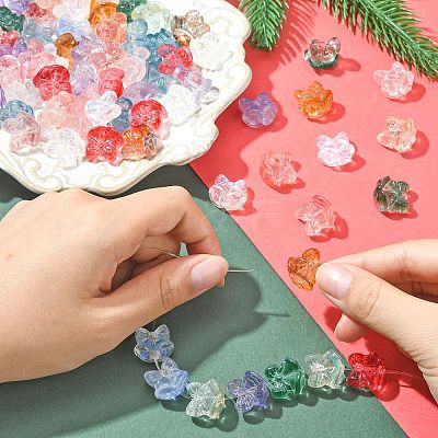 100Pcs Handmade Lampwork Beads LAMP-CJ0001-82-1