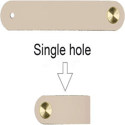 12 Sets Leather Handle DIY-GF0004-65H-1