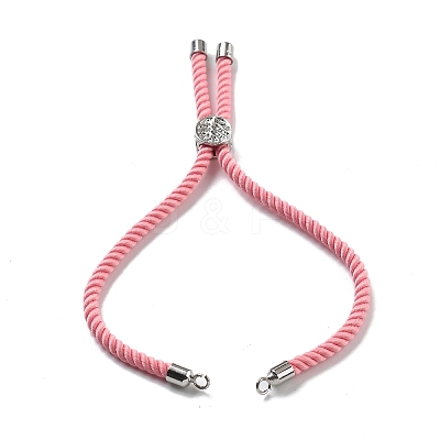 Twisted Nylon Cord Silder Bracelets DIY-B066-03P-25-1