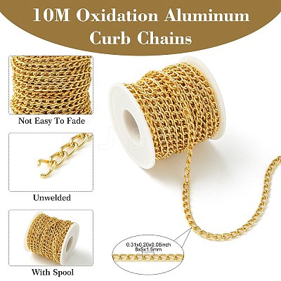 10M Oxidation Aluminum Curb Chains CHA-CJ0001-04-1