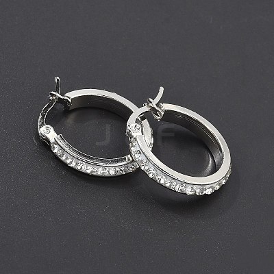 304 Stainless Steel Hoop Earrings EJEW-N0031-11P-1