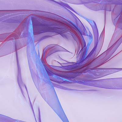 Polyester Organza Fabric DIY-WH0003-138B-1