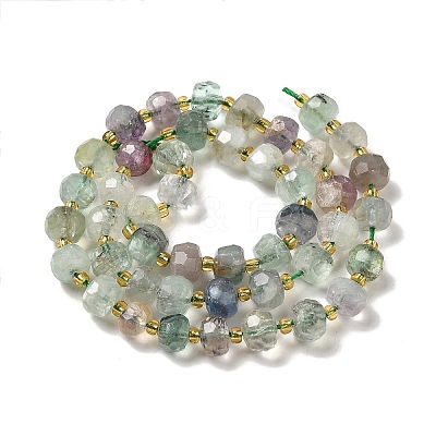 Natural Fluorite Beads Strands G-P508-A07-01-1