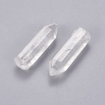 Natural Quartz Crystal Pointed Beads G-F614-08-1