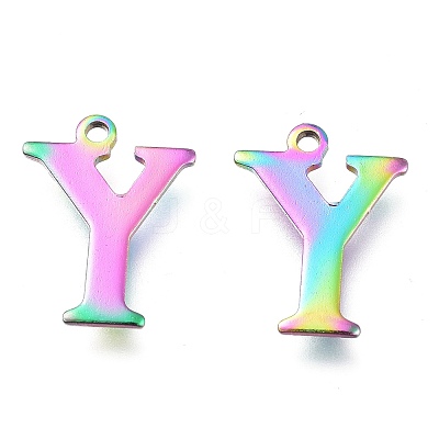 Ion Plating(IP) 304 Stainless Steel Charms STAS-H112-Y-M-1