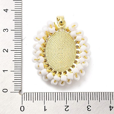 Rack Plating Brass Charms KK-M082-01A-1