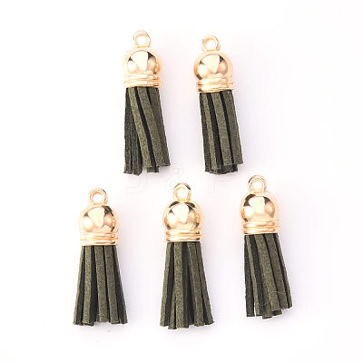 Faux Suede Tassel Pendant Decorations X-FIND-R095-031LG-1