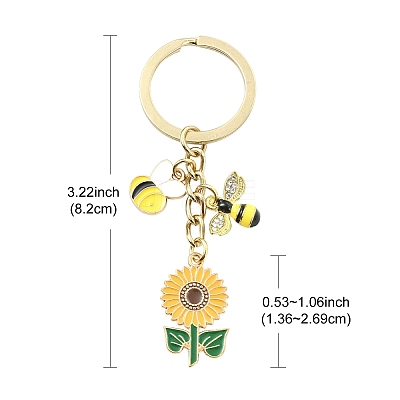 Alloy Enamel Keychain KEYC-YW00221-1