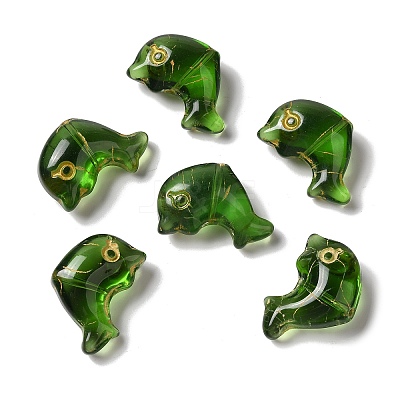 Transparent Lampwork Beads LAMP-P065-05A-02-1
