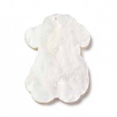 Printed Opaque Acrylic Pendants SACR-G031-01D-1