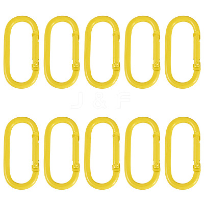 10Pcs Alloy Spring Gate Rings FIND-TA0009-25H-1