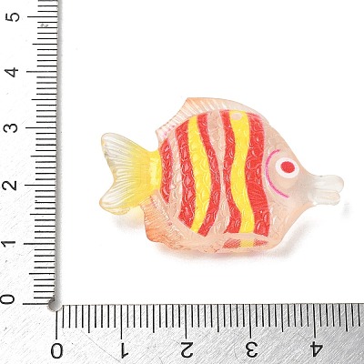 Transparent Resin Pendants RE-CBA098D-01E-1