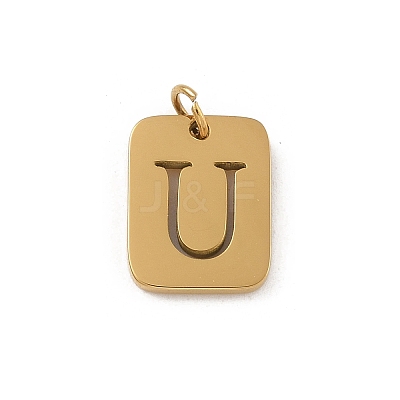 304 Stainless Steel Charms STAS-R001-01G-U-1