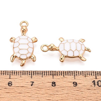 Alloy Enamel Pendants PALLOY-T092-26G-02-1