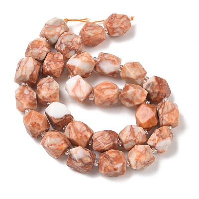 Natural Red Netstone Beads Strands GG-CBAF8A8-A02-01-1