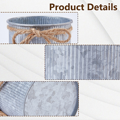 15Pcs Iron Hanging Bucket Planters DIY-DC0004-15-1